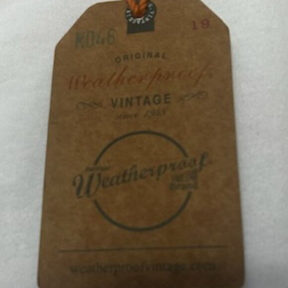 NWT Original Weatherproof Vintage Super Soft White Men's Short Sleeve Tee Shirt - Picture 6 of 6